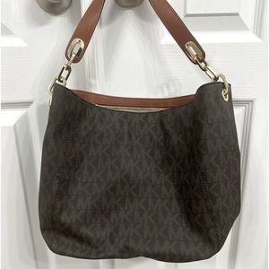 Michaels lora logo shoulder bag